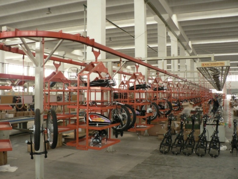 Chongqing Qiyuan Motorcycle Co., Ltd üreticinin üretim hattı