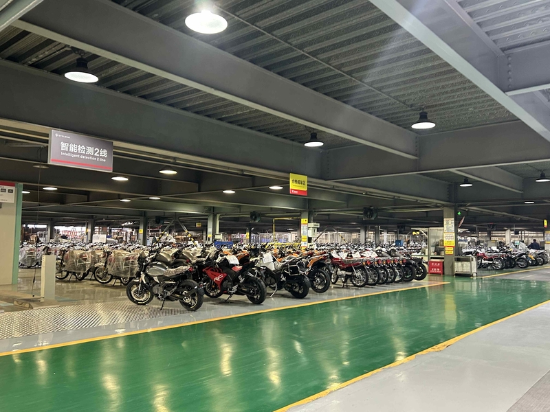 Chongqing Qiyuan Motorcycle Co., Ltd üreticinin üretim hattı