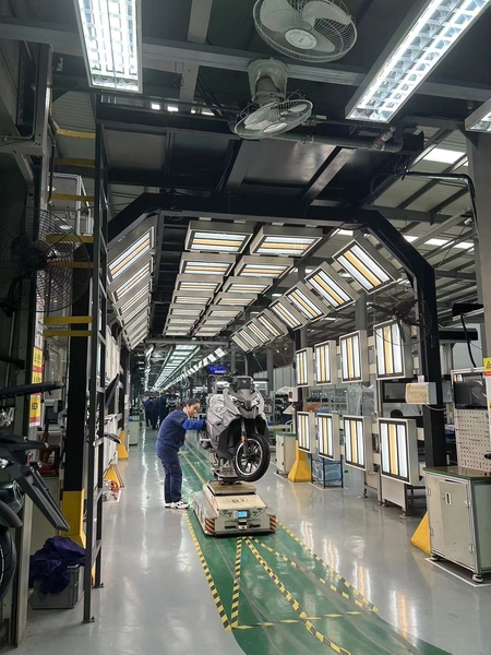 Chongqing Qiyuan Motorcycle Co., Ltd üreticinin üretim hattı